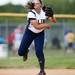 Saline junior shortstop Laura Vaccaro throws to first in the game against Allen Park on Saturday, June 8. Daniel Brenner I AnnArbor.com